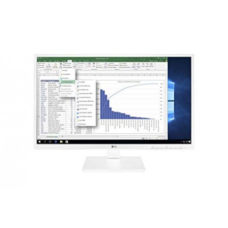 Monitor LG 24'' HDMI DVI DP MM Reg. Blanco (24BK550Y-W)