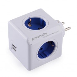 POWERCUBE Usb 4x Tomas 2x Usb Varios Colores (1202/DEOUPC)