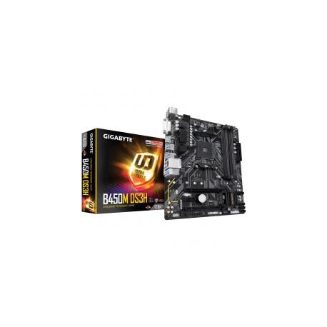 Placa Base GIGABYTE GA-B450M DS3H (AM4) 4xDDR4 HDMI DVI mATX