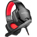 Auriculares + Microfono Mars Gaming Negro/Rojo (MHX)