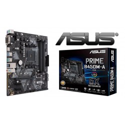 Placa Base ASUS PRIME B450M-A (AM4) 4xDDR4 VGA DVI HDMI mATX