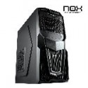 Carcasa Semitorre Nox Raven USB3 + Lector de Tarjetas Negra (Sin Fuente)