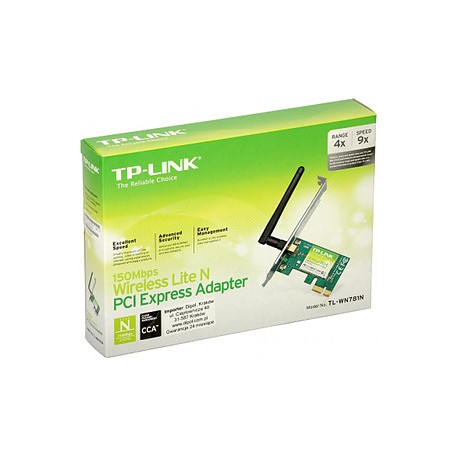 Tarjeta de Red TP-LINK, Inalámbrica Wireless Lite N, 150Mbps, PCI TP-Link  TL-WN781ND