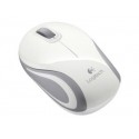 Ratón Logitech M187 Wireless Mini Mouse USB Blanco/Gris (910-002735)