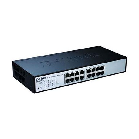 Switch D-Link 10/100 16P EasySmart 16'' RACK (DES-1100-16)