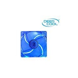 Ventilador Auxiliar Carcasa DeepCool 12x12 Transparente Led Azul